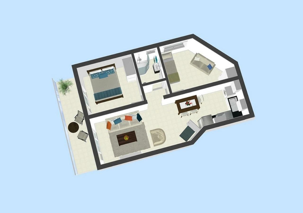 Lighthouse By The Sea Lovely 2Bdr Apartment Paphos Eksteriør bilde